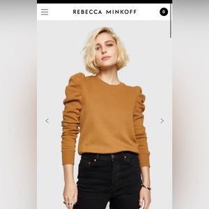 Rebecca Minkoff Women’s Janine Puff Sleeves Sweatshirt Gently Worn a few times S